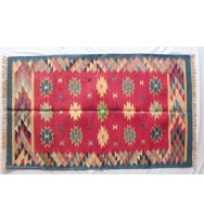 The Handmade traditional design Multi color Cotton Rugs. Can be used both sides.Can be used living room/bed room/kids room/offices ets..